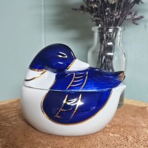 Vintage Japanese Duck Trinket Box